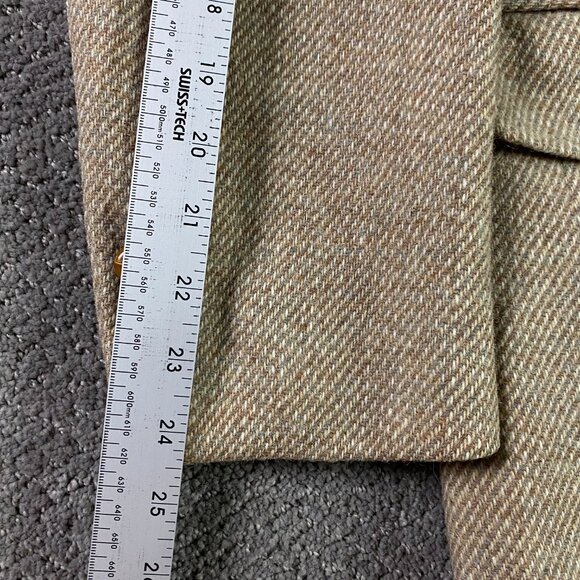 Vintage Harris Tweed Blazer Sport Coat Men's 40 SHORT Brown Wool - Picture 12 of 14